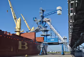 Stationärer Schiffsbelader SL1000 in Lake Charles, Referenz von NEUERO