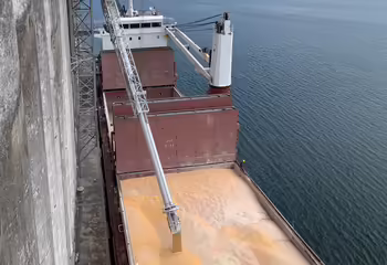 Der stationäre NEUERO 3TSL900 im Port of Johnstown in Kanada.